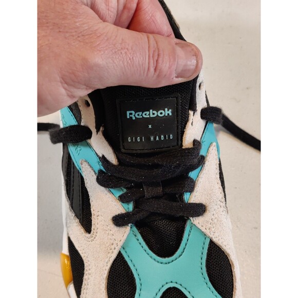 Reebok x GiGi Hadid ~teal/black/white~ mens shoes size 7 1/2 - Picture 9 of 13